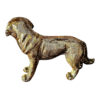 Decorative Brass Dog Figurine - Elegant Decorative Sculpture
