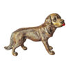 Decorative Brass Dog Figurine - Elegant Decorative Sculpture