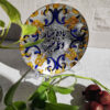 Decorative Glass Plate - Perfect Gift for Every Occasion with Vitreous Art & Calligraphy Design