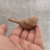 Decorative Wooden Bird Figurine - Perfect for Home Decor with Rustic Style (x2)