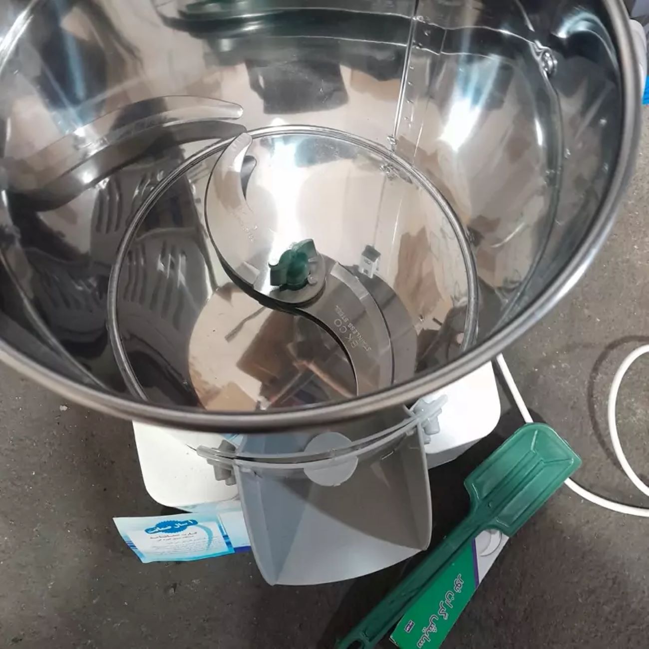 Electric Vegetable Chopper 6-Litre 220V – Sabz Iran Brand White Color