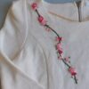 Elegantly Embroidered Women's Shirt in White Handcrafted with Timeless Detail