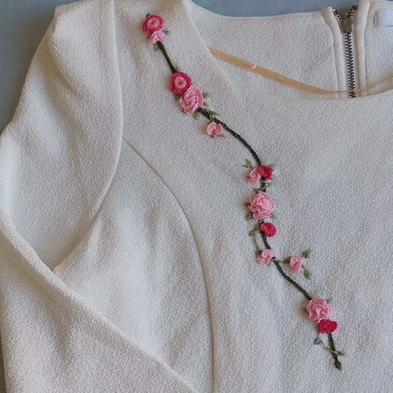 Elegantly Embroidered Women’s Shirt in White Handcrafted with Timeless Detail