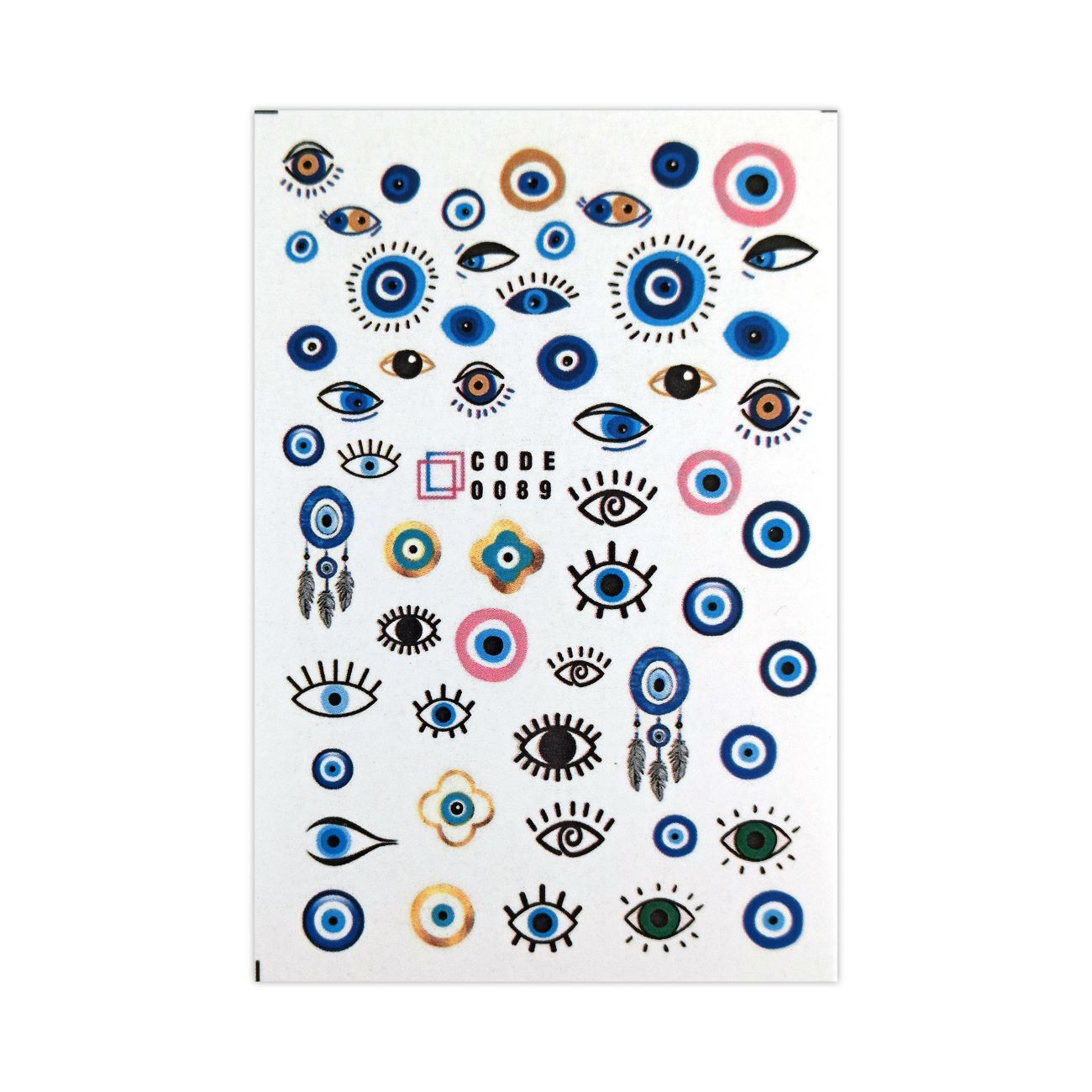 Evil Eye Nail Stickers Fashionable Designs for Strength, Protection, and Style