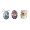 Haftseen Painted Egg for Iranian Nowruz Celebration with Flower Design (Pack of 3)