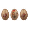 Haftseen Painted Egg for Iranian Nowruz Celebration with Ya Moqallab Al-Qoloub Design (Pack of 3)