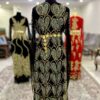 Hand Embroidered Jewelry Evening Kurdish Dress – Exquisite Handmade Couture