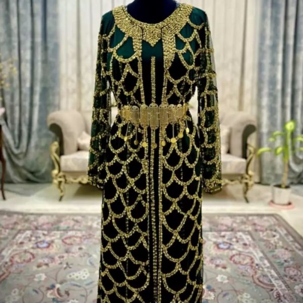 Hand Embroidered Kurdish Dress – A Perfect Blend of Traditional Art and Modern Sparkle