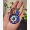 Handcrafted Evil Eye Keychain – Dreamcatcher Design