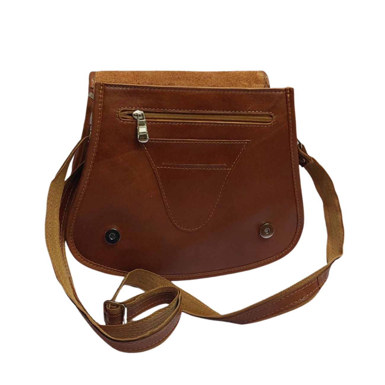 Handcrafted Real Leather Boho Shoulder Bag – Stylish & Durable Artisan Design