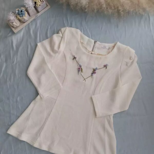 Handcrafted White Women’s Shirt with Exquisite Embroidery