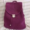 Handmade Crochet Bag Unique and Stylish for Every Occasion in Violet Color
