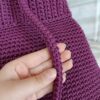 Handmade Crochet Bag Unique and Stylish for Every Occasion in Violet Color