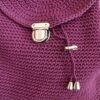 Handmade Crochet Bag Unique and Stylish for Every Occasion in Violet Color