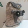 Handmade Crochet Kids Backpack Cartoon Design - Cute & Stylish Bag