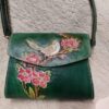 Handmade Genuine Leather Bag – Detailed Carving, Hand-Painted, and Stitched with Precision