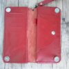 Handmade Genuine Wallet Leather Bag – Detailed Carving, Hand-Painted, and Stitched with Precision