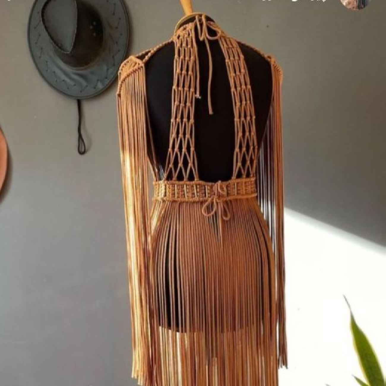 Handwoven Macrame Dress – Breathable & Perfect for Warm Weather