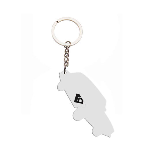 Keychain Car Model Perfect for Collector with Paykan Design in White