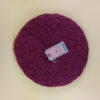 Knitted French Beret Hat – Soft & Stylish in Magenta for Women