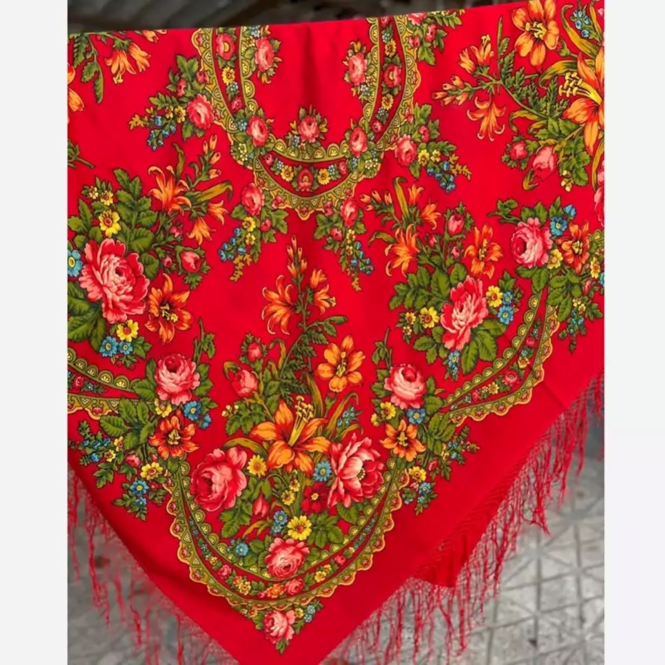 Serene Elegance Handcrafted Light Blue Turkmen Scarf – A Touch of Tradition and Tranquility