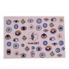 Mystical Evil Eye Nail Stickers – Beautiful & Protective Designs 5 Pcs