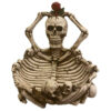 Novelty Ashtray – Functional Piece for Smoking Enthusiasts with Skeleton Design