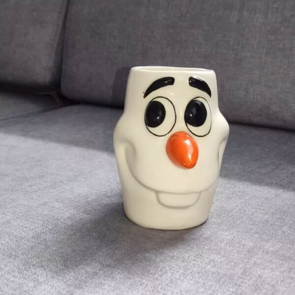 Olaf Figural Fantasy Ceramic Mug Perfect for Cozy Winter Moments