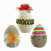 Painted Egg for Iranian Nowruz Celebration with Flower Design (Pack of 3)