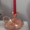Pair of Handcrafted Elegant and Vintage Style copper candlesticks, nano-coated