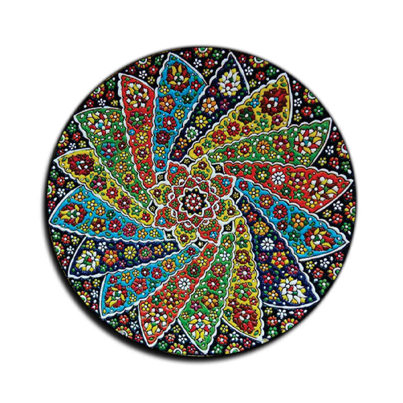 Wooden Coasters with Iranian Artistry A Blend of Tradition and Style (Pack of 6)
