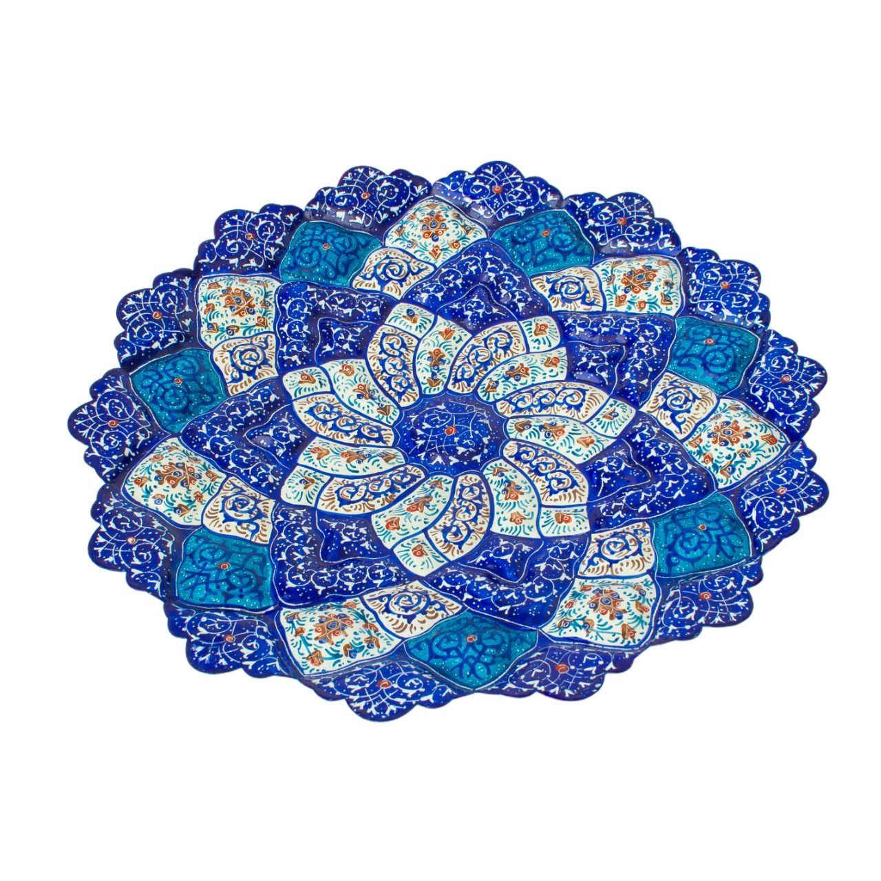 Persian Minakari Decorative Copper Wall Plate – A Unique Piece of Artistic Heritage