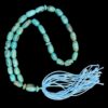 Persian Neyshabur Turquoise Rosary: 33 Prayer Beads Tasbih