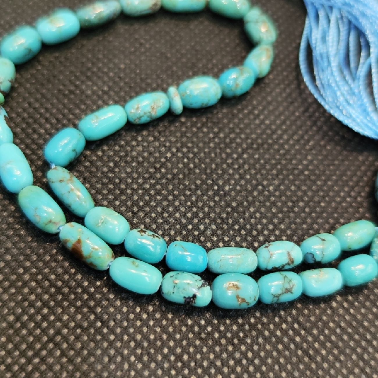 Persian Neyshabur Turquoise Rosary: 33 Prayer Beads Tasbih