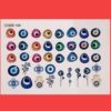 Protective Evil Eye Nail Stickers Stylish & Empowering Designs for Your Nails