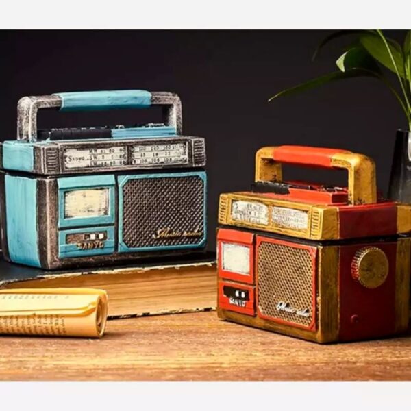Ceramic Radio-Shaped Ashtray A Unique and Stylish Smoking Accessory