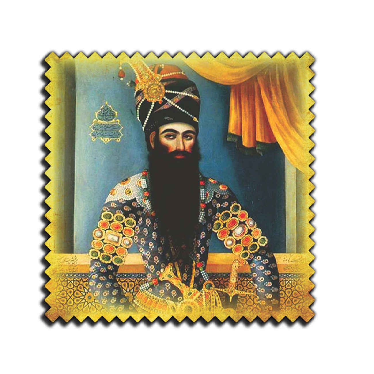 Rich Persian Artistry on Wooden Coaster for Your Home (Set of 6)