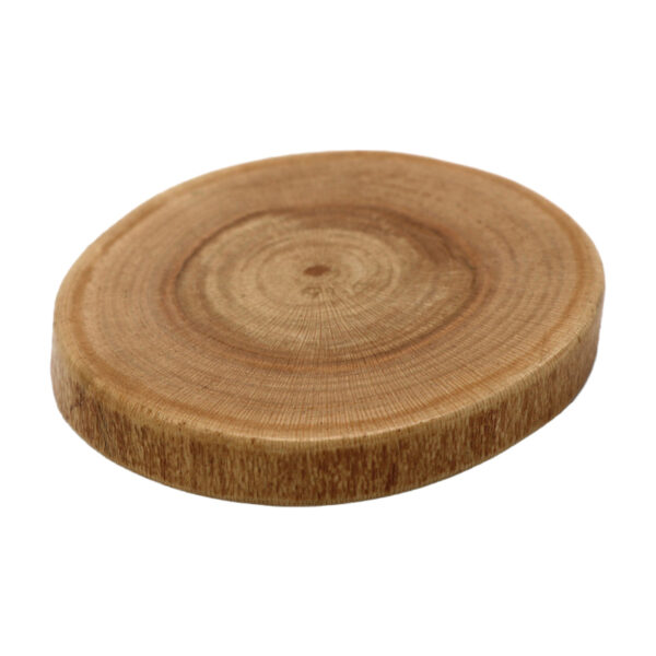 Rustic Wooden Coaster – Handmade Made of Plane Wood for Home Decor (Pack of 6)