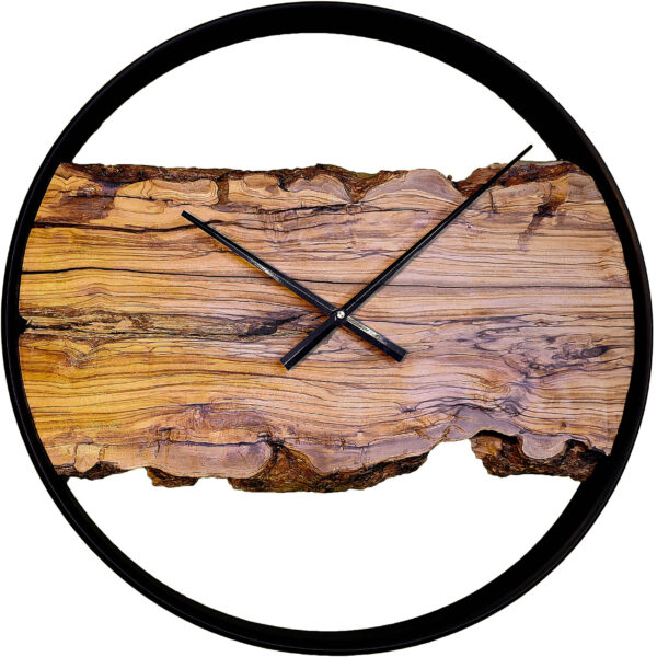 Rustic Wooden Wall Clock Handcrafted Eco-Friendly Wall Art for Any Room