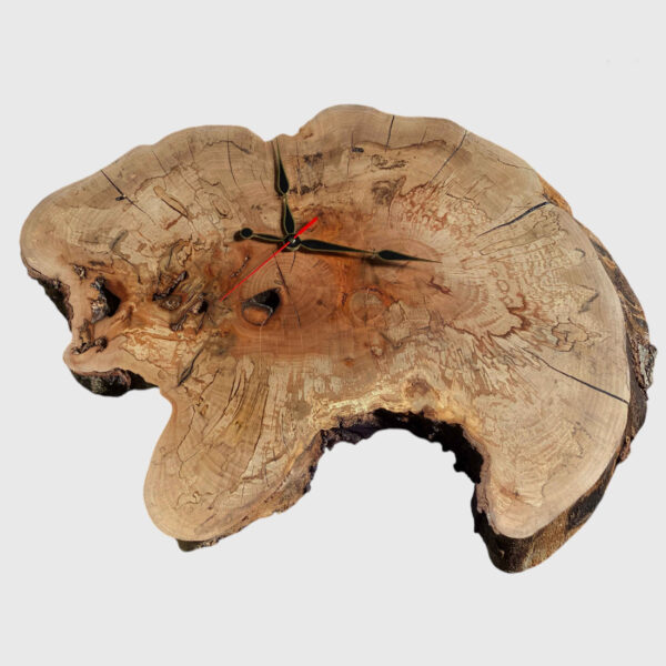 Rustic Wooden Wall Clock – Handcrafted Elegance for Walls