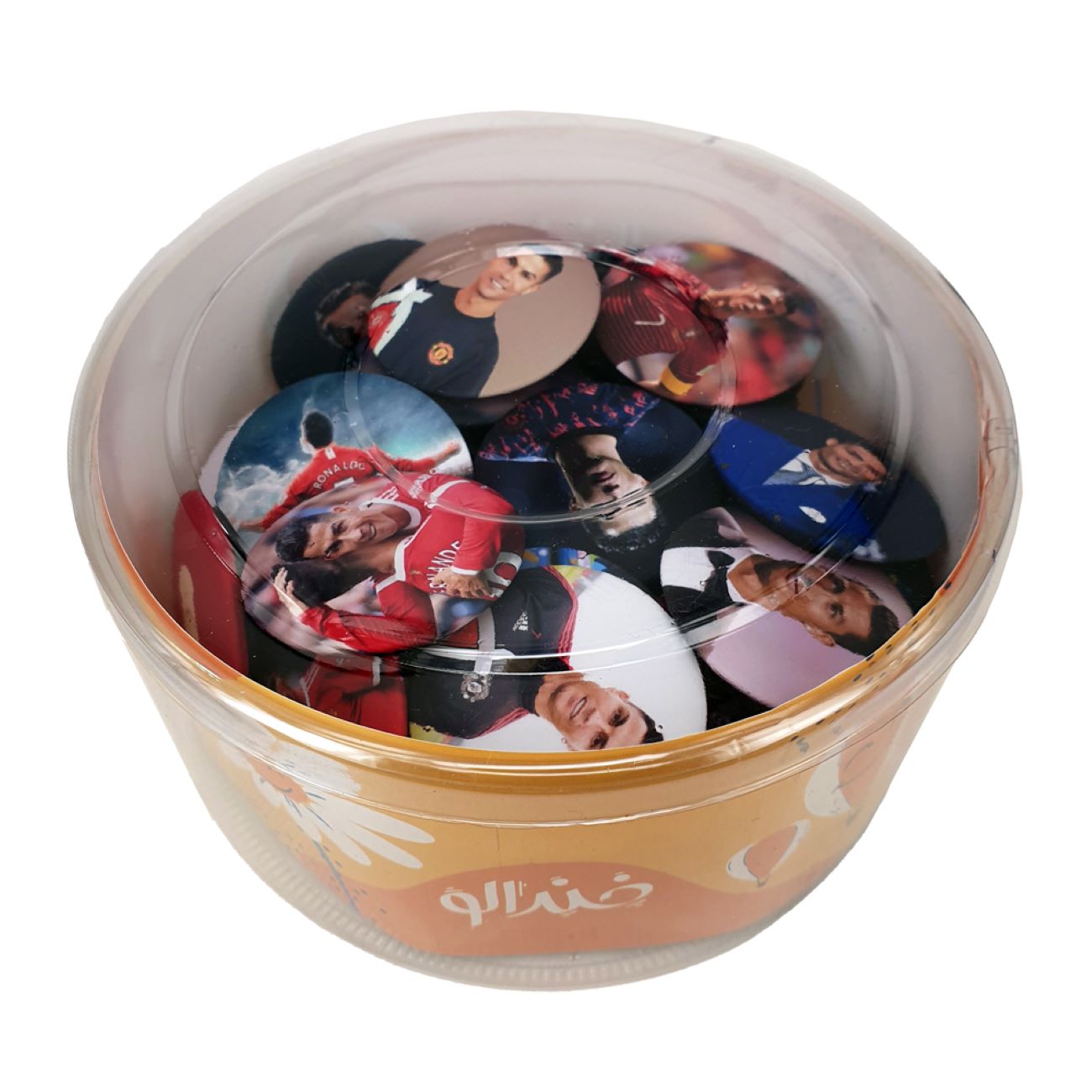 Set of 49 Cristiano Ronaldo Face Pinback Buttons – Perfect for Fans and Collectors