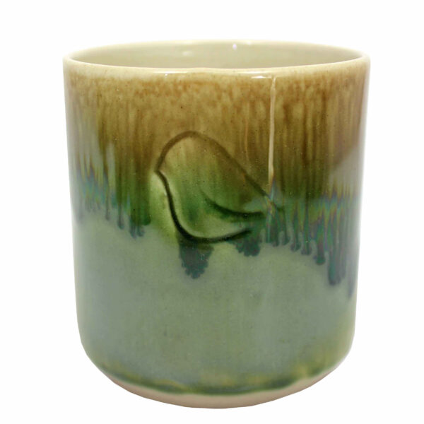 Artistic Ceramic Mug – with Bird Model (Set of 2)