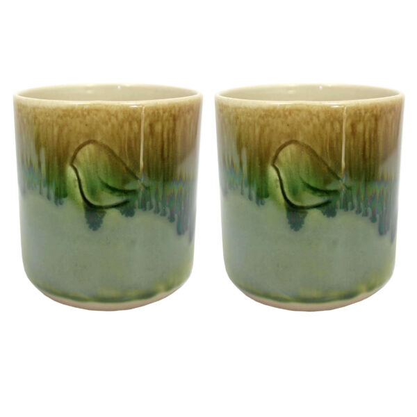 Artistic Ceramic Mug – with Bird Model (Set of 2)