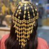 Traditional Coin-Adorned Headpiece – Hormozgan Embellished Accessory