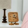 Unique Handcrafted Wooden Desk Clock – Crafted for Style and Function