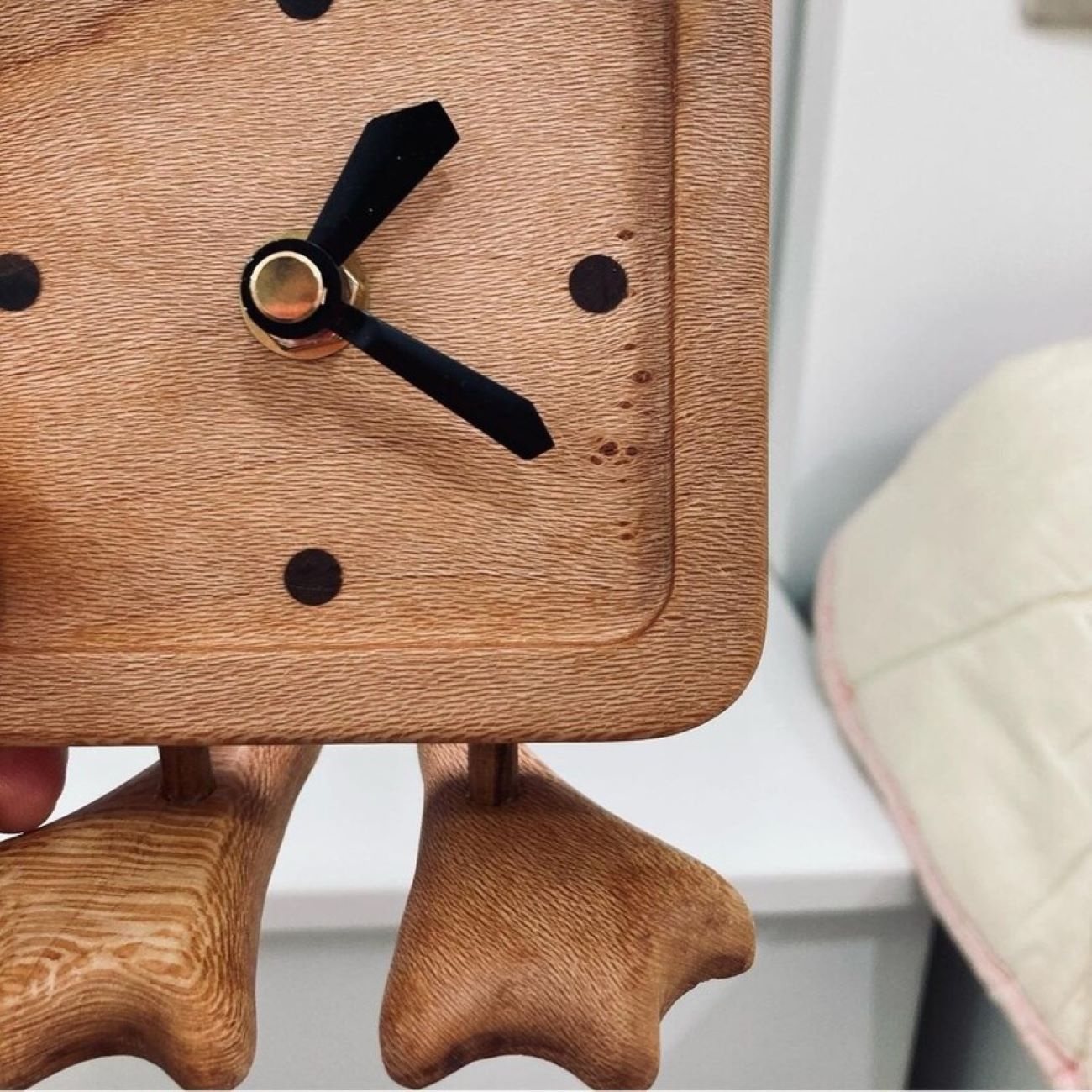 Unique Handcrafted Wooden Desk Clock – Crafted for Style and Function