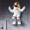 Wall-Mounted Astronaut Statue: A Unique Space-Themed Decor Piece for Your Home or Office