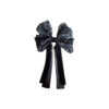 Women's Lace Hair Clip Bow Black for All Hairstyles
