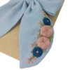 Women's Linen Hair Clip - Bow Floral Design for All Hairstyles