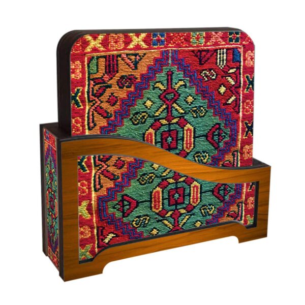 Wooden Coasters with Authentic Iranian Design – Carpet Inspired (6 Pcs)